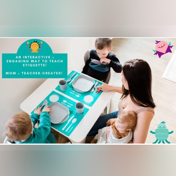 Kids Table Mat for Toddlers & Young Kids 
 Homeschool Montessori * Brand New * - Picture 4 of 6